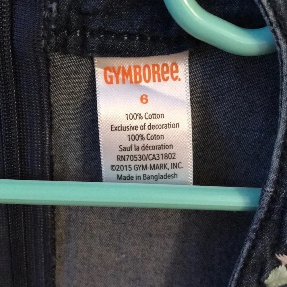 Gymboree Cotton Blue Girl’s Dress Size 6